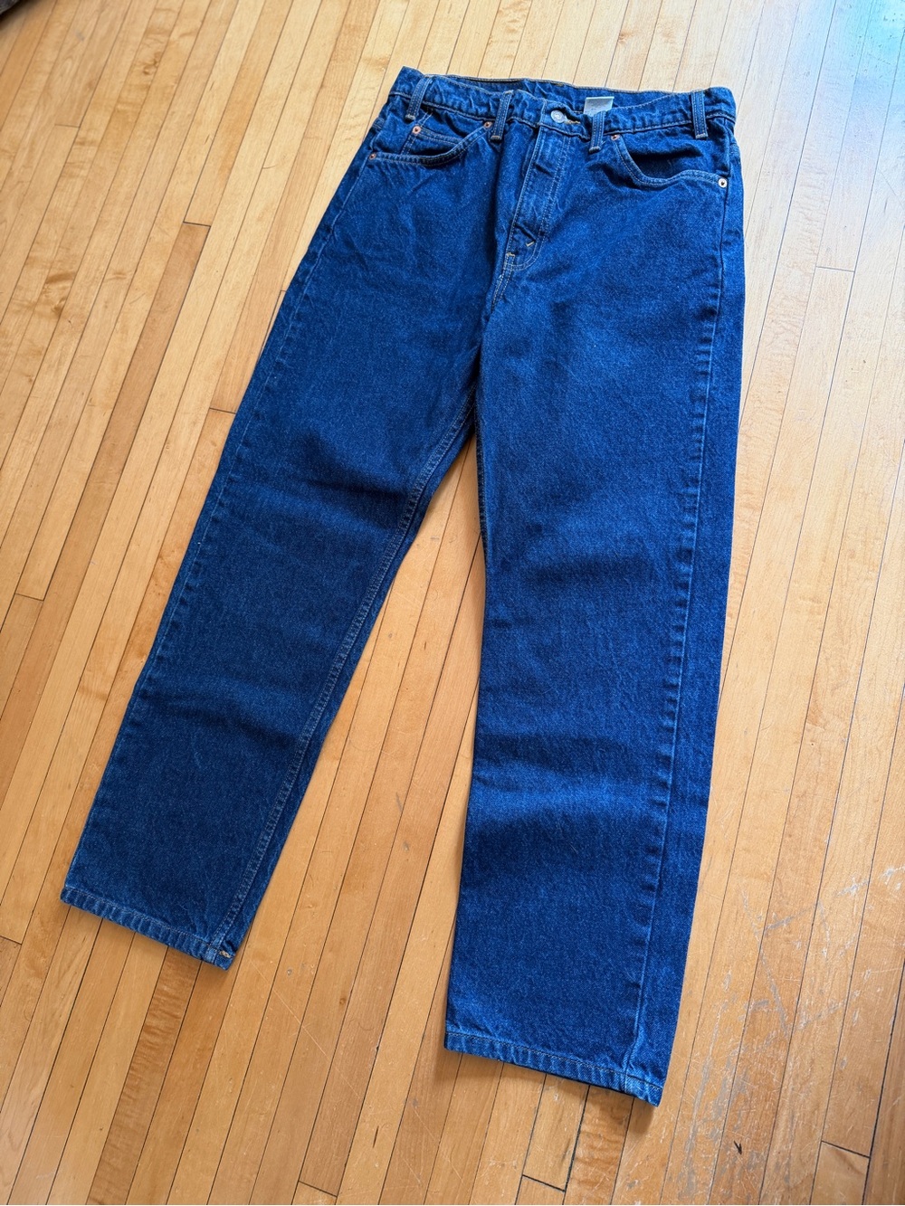 Vintage Levis Orange Tab 20505-0217 Jeans Dark Indigo Wash Denim Sz. 34x29 - Picture 8 of 12